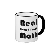 Wirkliche Frauen unterrichten Mathe Tasse