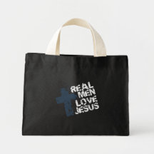 Wirkliche Mann-Liebe Jesus Tasche