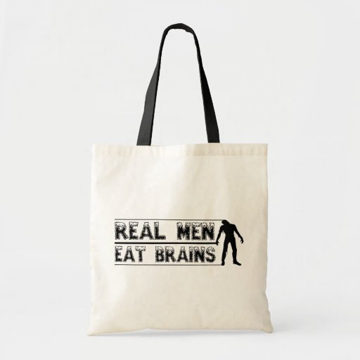 Wirkliche Männer essen Gehirntasche