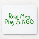 Wirkliches Mann-Spiel-Bingo Mousepads
