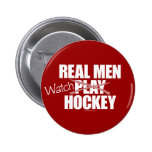Wirkliches Mann-Uhr-Hockey Button