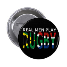 Wirkliches Mannspiel Rugby Südafrika Buttons