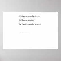 Wissen-irgendein… Posterdruck