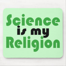 Wissenschaft ist meine Religion Mousepad