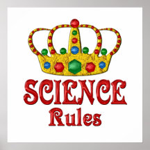 WISSENSCHAFT Regeln Posterdruck
