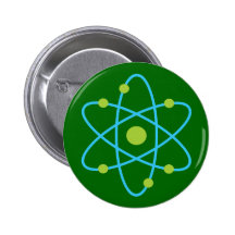 Wissenschafts-Atom Buttons
