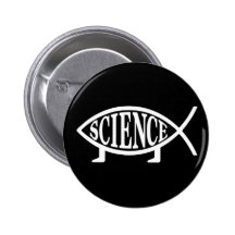 Wissenschafts-Fische Anstecknadel