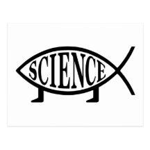 Wissenschafts-Fische Postkarte
