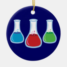 Wissenschafts-Flaschen Weihnachtsbaum Ornament