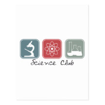 Wissenschafts-Verein (Quadrate) Postkarte