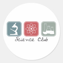 Wissenschafts-Verein (Quadrate) Sticker