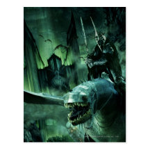 Witchking, das Fellbeast reitet Postkarten