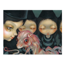 "Witchy Schwestern: Das Haustier-" Postkarte