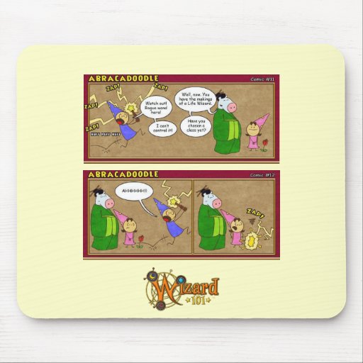 Wizard101 Abracadoodle Comic Mousepad