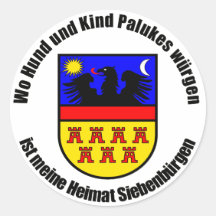 Wo Hund und Kind Palukes würgen... Stickers