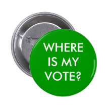 WO IST MEINE ABSTIMMUNG? ANSTECKNADELBUTTON