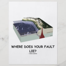 Wo liegt Ihre Störung? (Geologie-Spaß) Flyerdruck