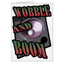 Wobble und Boom Dubstep Karte
