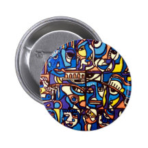 Wochenenden-Blues Anstecknadelbutton