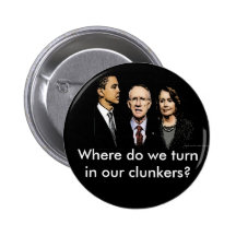 Wohin drehen wir uns in unsere Clunkers? Knopf Anstecknadelbuttons