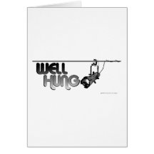 Wohles Hung (Ellipsoidal) Grußkarten