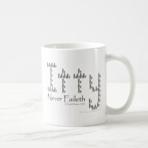 Wohltätigkeit nie Faileth Kaffee Tasse