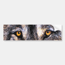 Wolf-Augen Autosticker