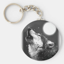 Wolf, der am Mond heult Schlüsselband