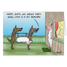 Wolf-Geburtstags-Karte