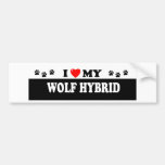 WOLF-KREUZUNG AUTO STICKER
