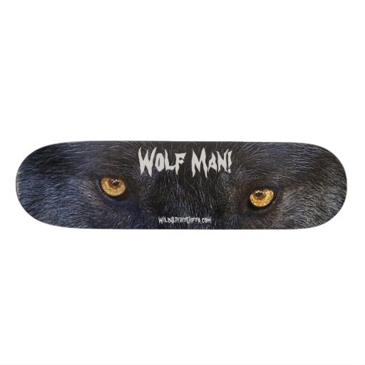 WOLF MUSTERT Tier-Anhänger wildes Skateboard Individuelle Skateboarddecks