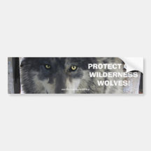 WOLF MUSTERT Tier-Erhaltungs-Autoaufkleber