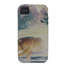 Wolf-Pastell Case-Mate iPhone 4 Hüllen