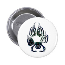 Wolf-Tatzen-Druck Button