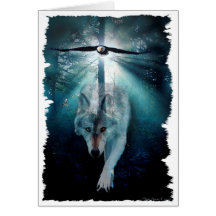WOLF u. EAGLE-Tier-Reihe Karten