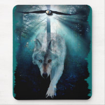 WOLF u. EAGLE-Tier-Reihe Mousepad