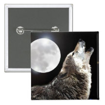 Wolf u. Mond Buttons
