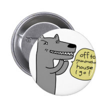 Wolf (weiß) anstecknadel