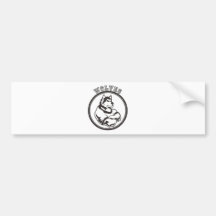 Wölfe oder Wolf-Maskottchen Autosticker