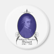 Wolfgang Amadeus Mozart Kühlschrankmagnet