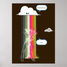 Wolke schleudern poster