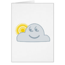 Wolke Sonne cloud sun Karte