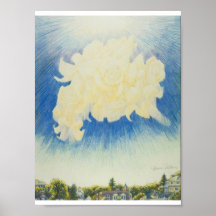 Wolke über Greenwich Plakatdruck