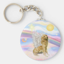 Wolken - Engel des golden retriever-(B1) Schlüsselbänder