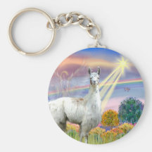 Wolken-Engel und Lama Schlüsselbänder