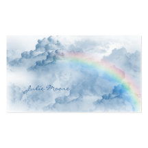 Wolken mit Regenbogen-persönlicher Visitenkarte