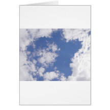 Wolkenstern - Wolken Grußkarte