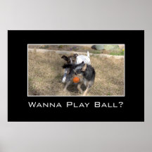 Wollen Sie, um mit mir zu spielen? [XL] Poster