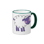 Wollige Schafe Kaffeehaferl