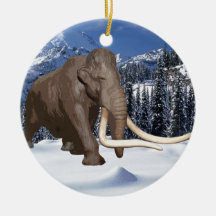 Wolliges Mammut-Verzierung Ornament
